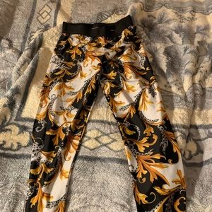 Versace baroque leggings